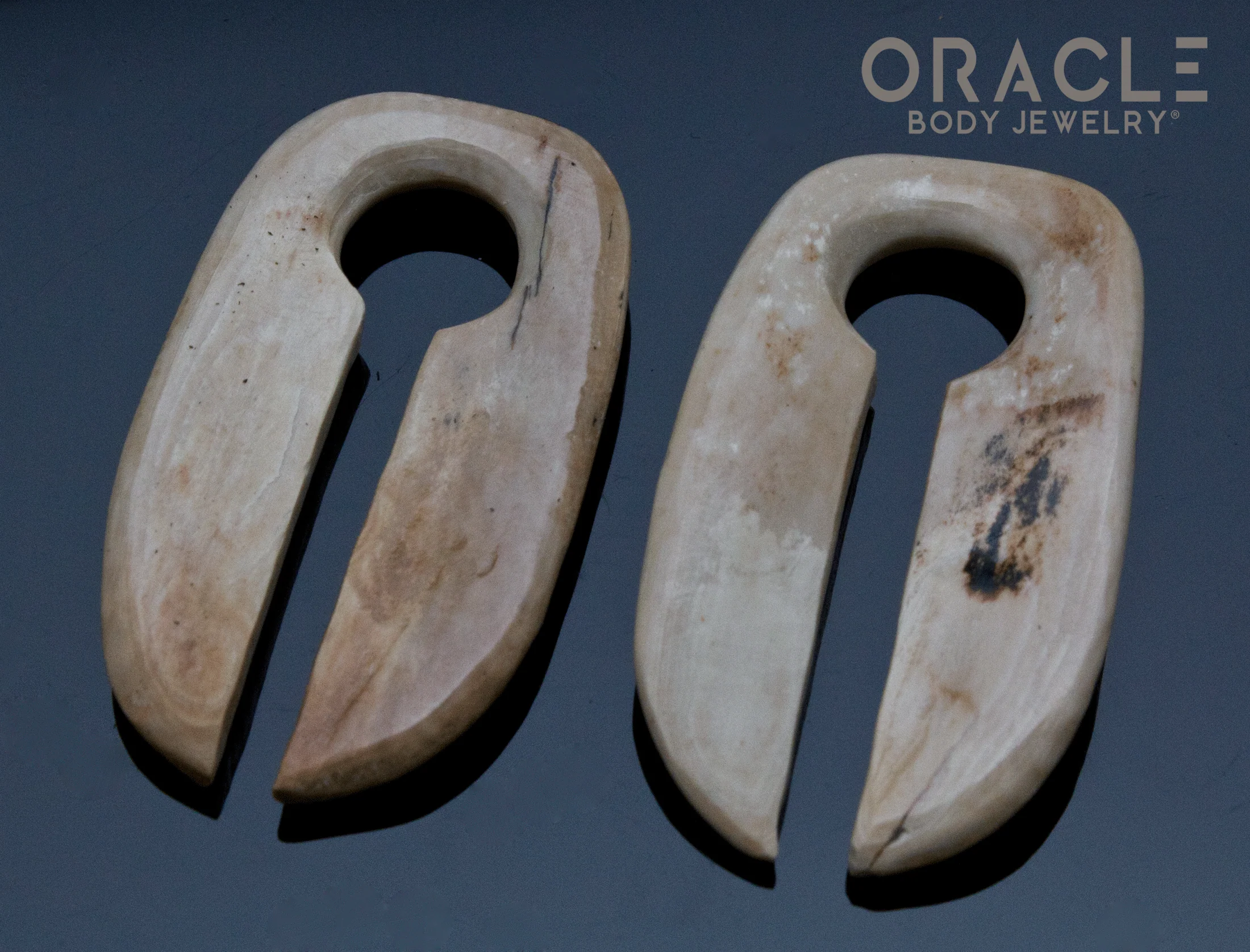 00g (9.5mm) Fossilized Mammoth Ivory Blade Weights - Image 2