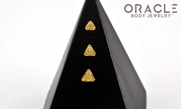 14k Asteroids Threadless Rose Gold End - Image 2