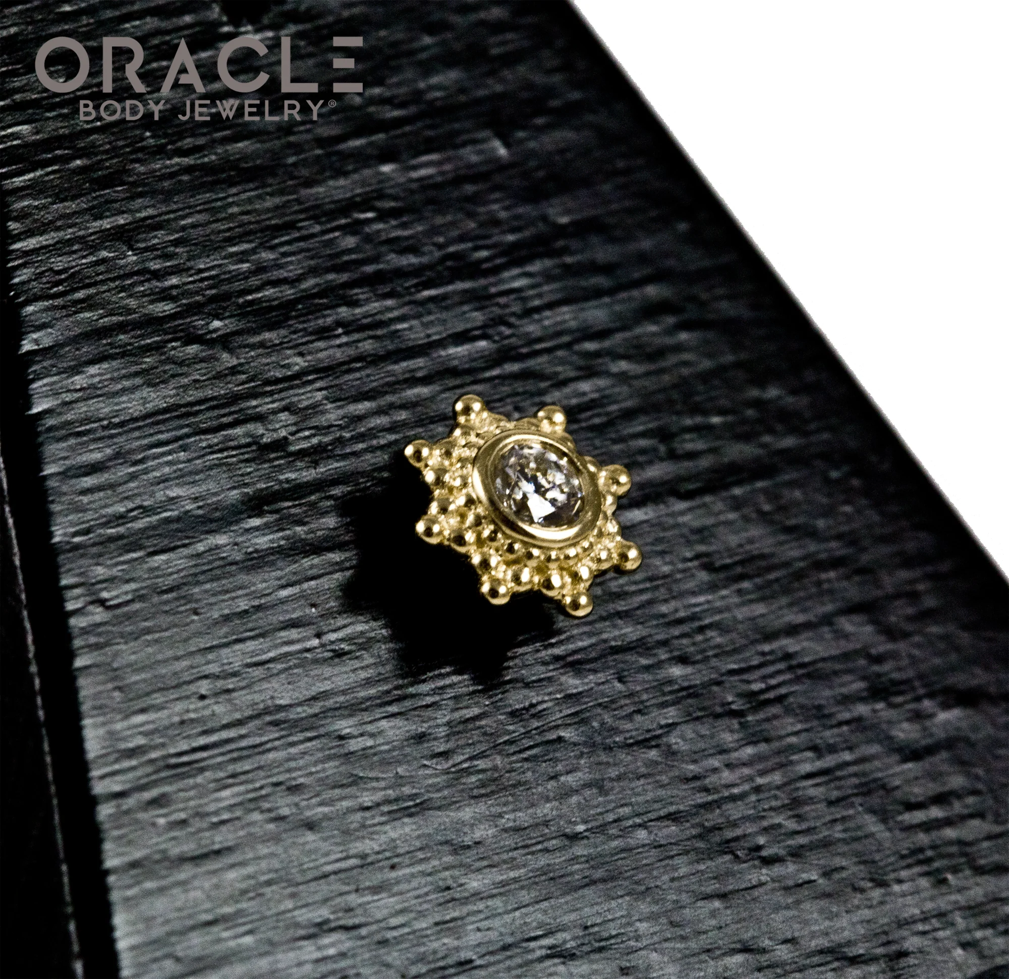 14k Nova with Diamond Threadless End - Image 3
