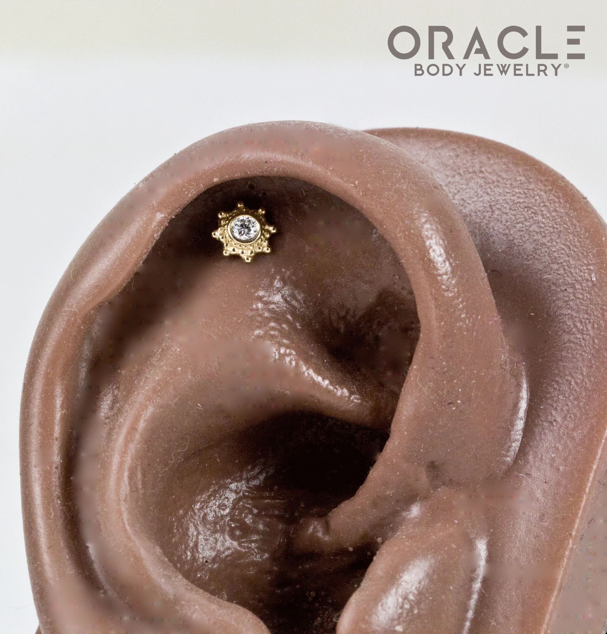 14k Nova with Diamond Threadless End - Image 5