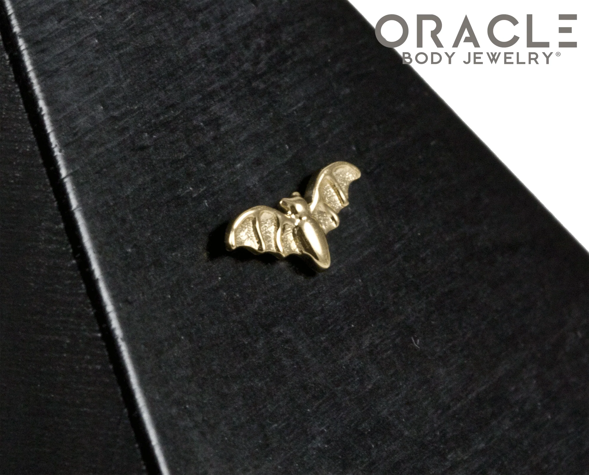 14k Twilight Bat Threadless End - Image 2
