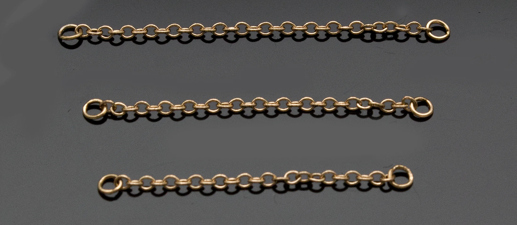 14k Yellow Gold Cable Chains - Image 3