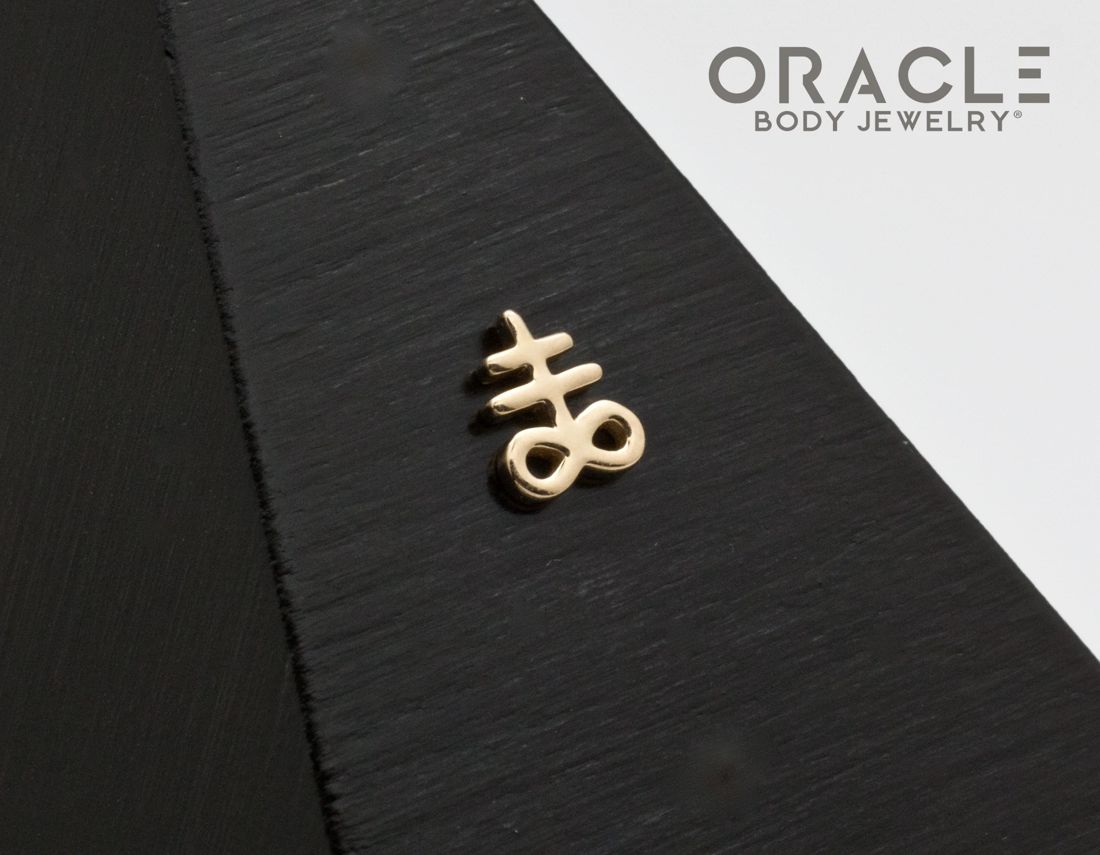 14k Yellow Gold Oath Threadless End - Image 2