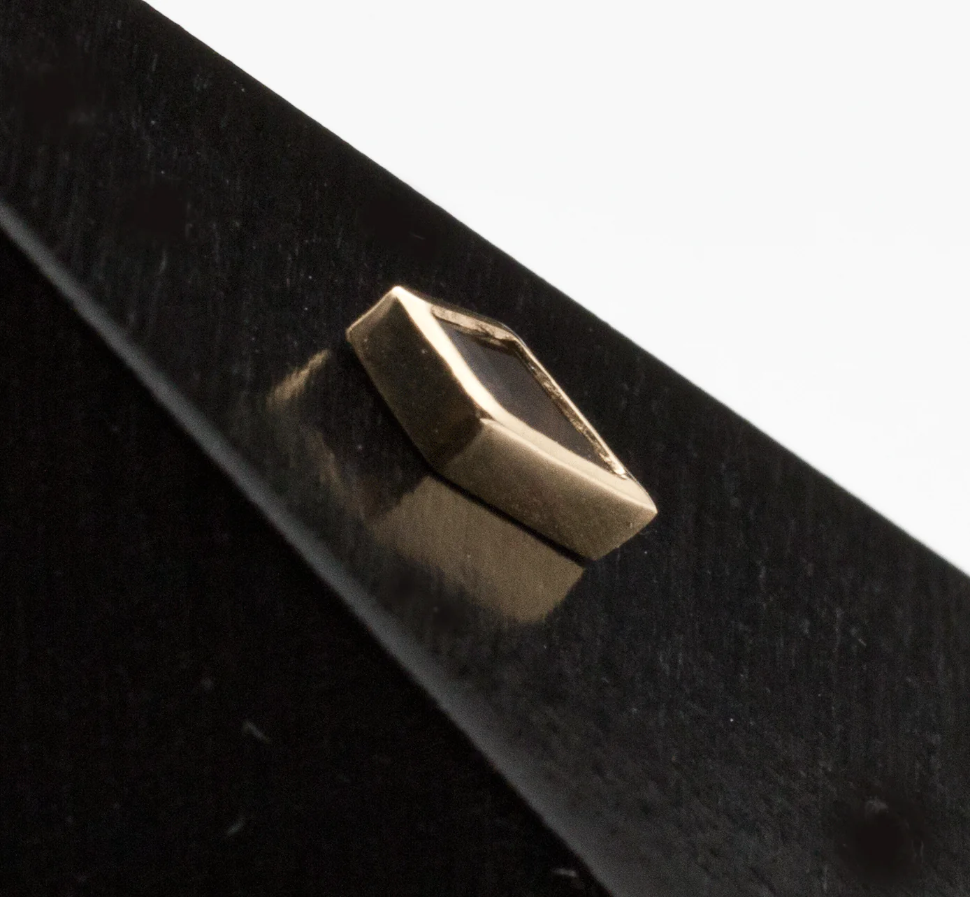 14k Yellow Gold Smoky Quartz Drift Threadless End - Image 3