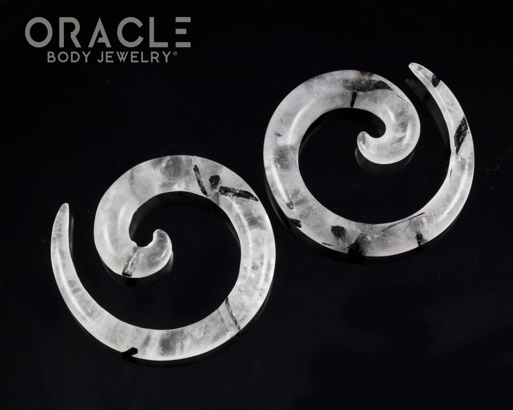 2g Tourmalated Quartz Stone Spirals - Image 3