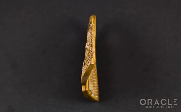 3/4" (19mm) Carved Fossilized Mammoth Ivory Mermaid Weights - Image 5