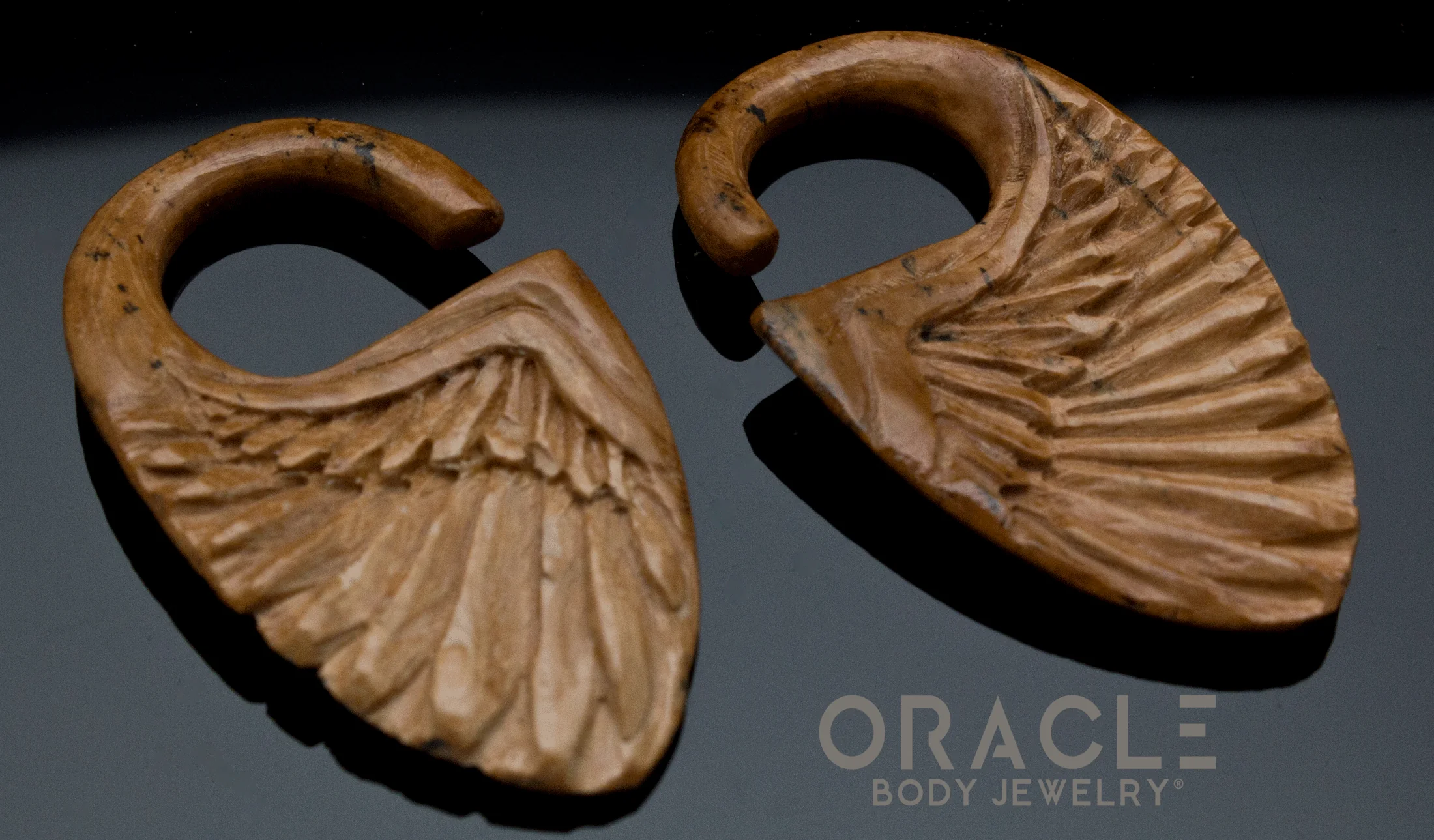 6g (4mm) Fossilized Mammoth Ivory Icarus Hangers - Image 2