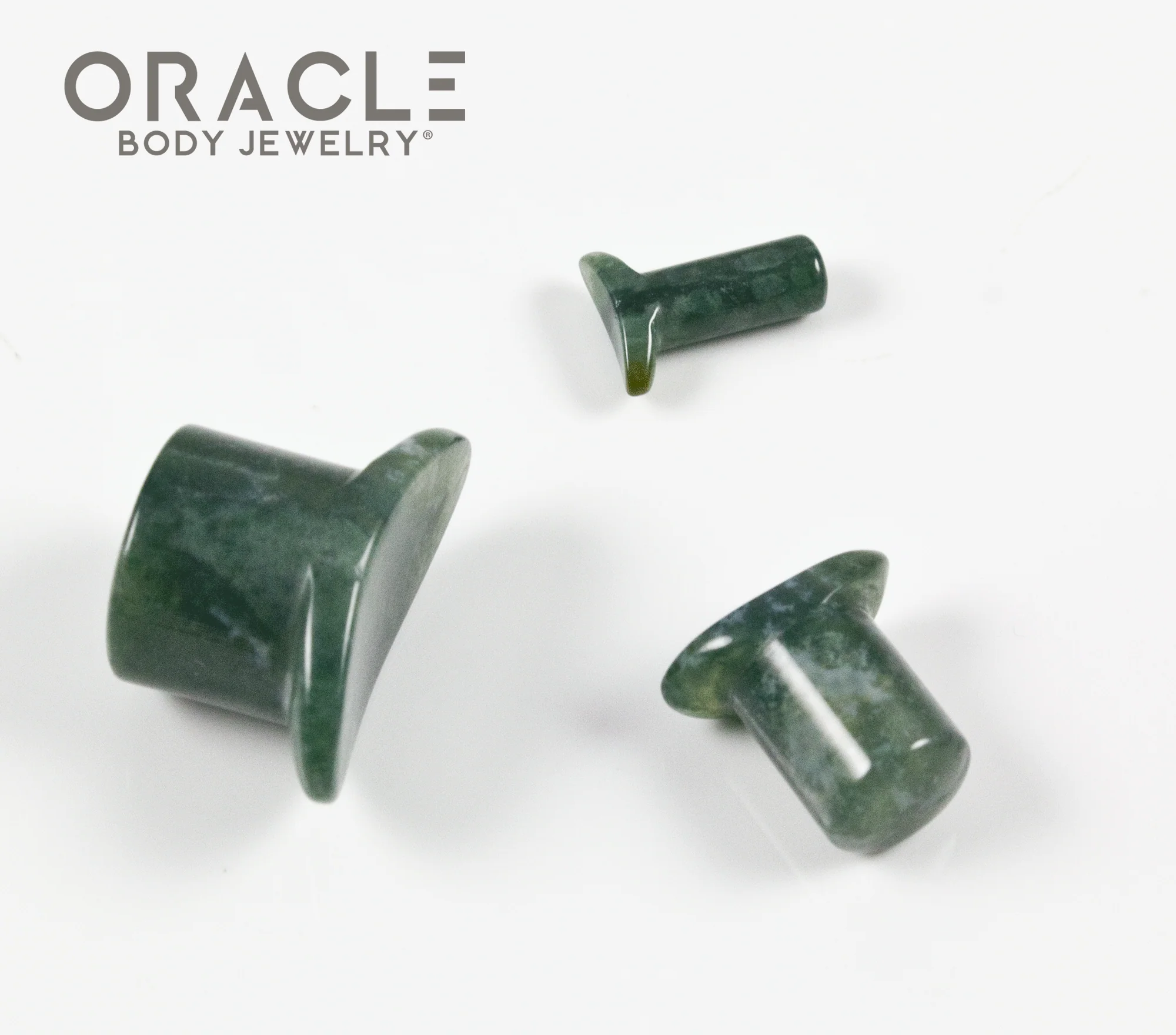 Moss Agate Labrets 8g Through 1/2" - Image 3