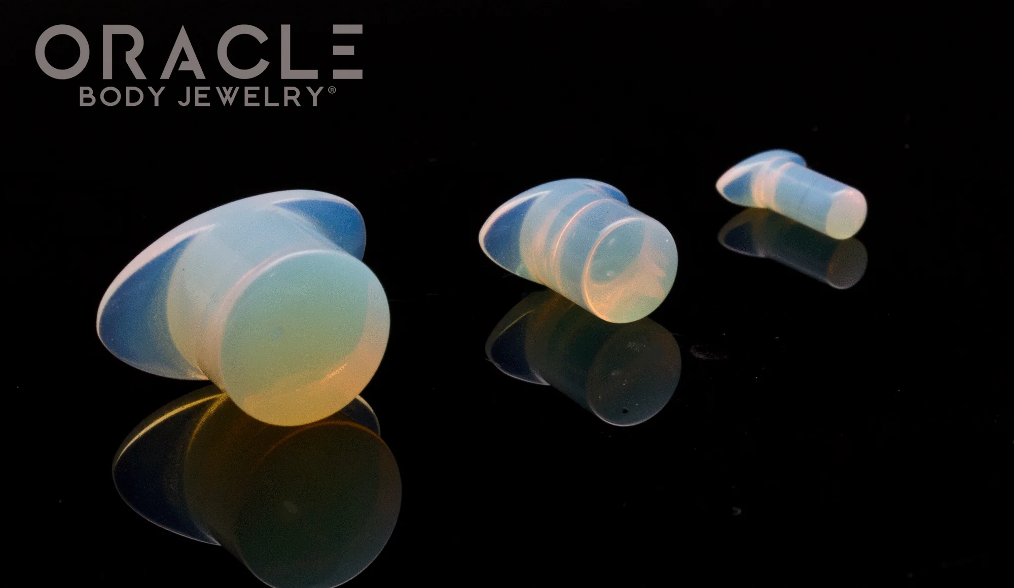 Opalite Labrets 8g Through 1/2" - Image 2