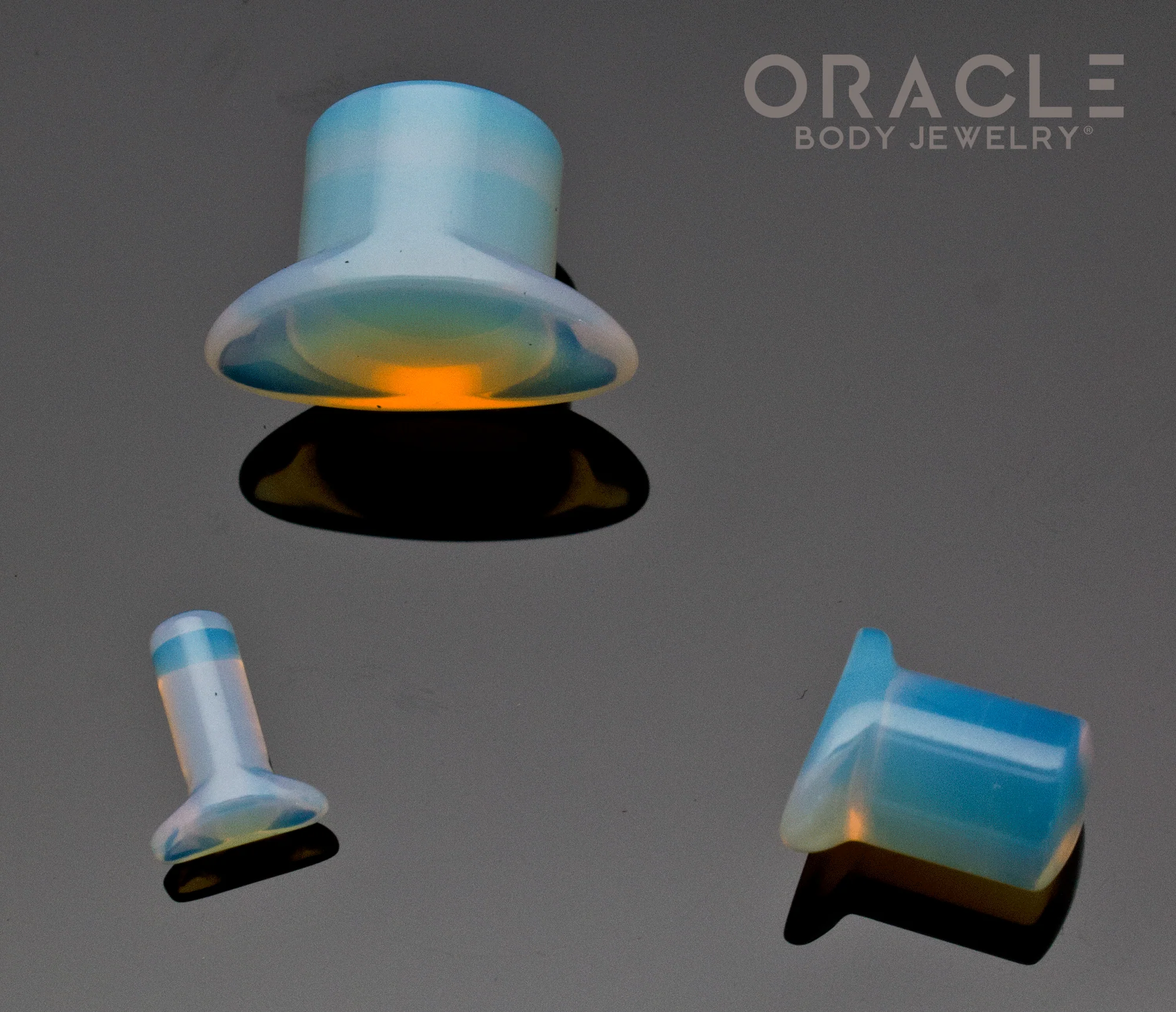 Opalite Labrets 8g Through 1/2" - Image 3