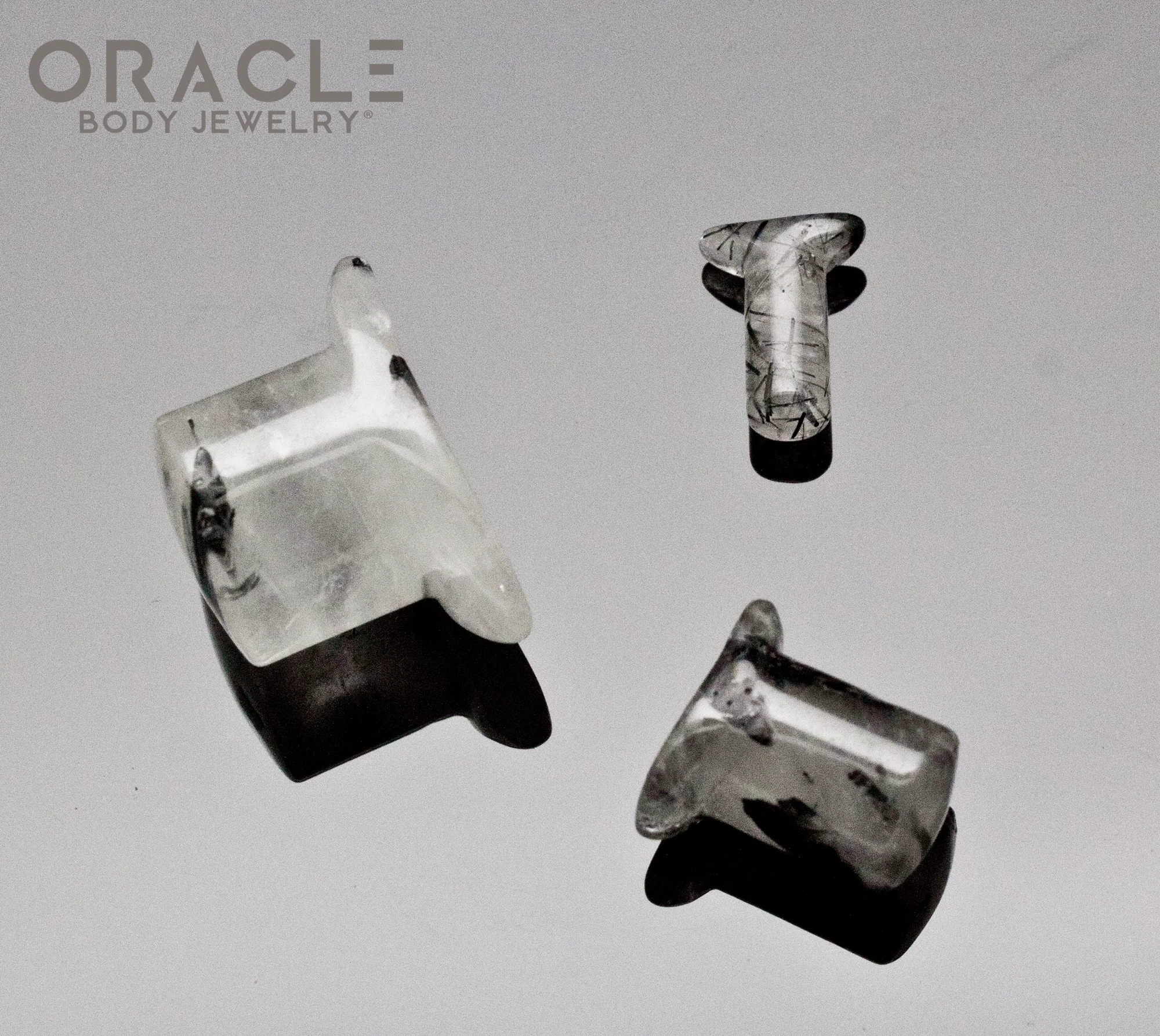 Tourmalated Quartz Labrets 8g Through 1/2" - Image 3