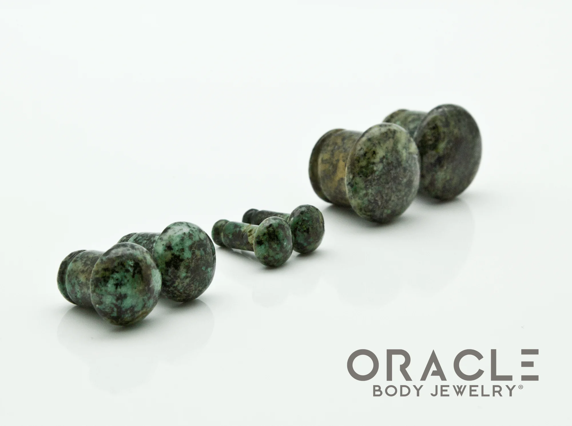 African Turquoise Single Flare Plugs - Image 2