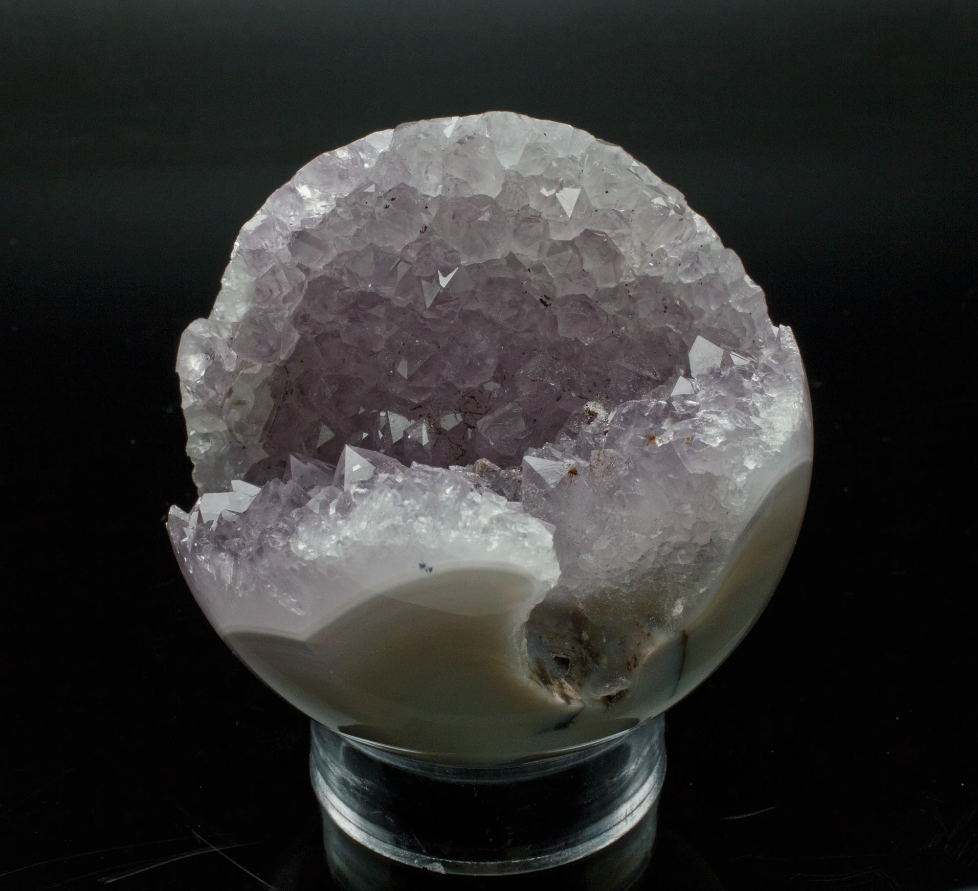 Agate and Amethyst Sphere 75mm - Image 3