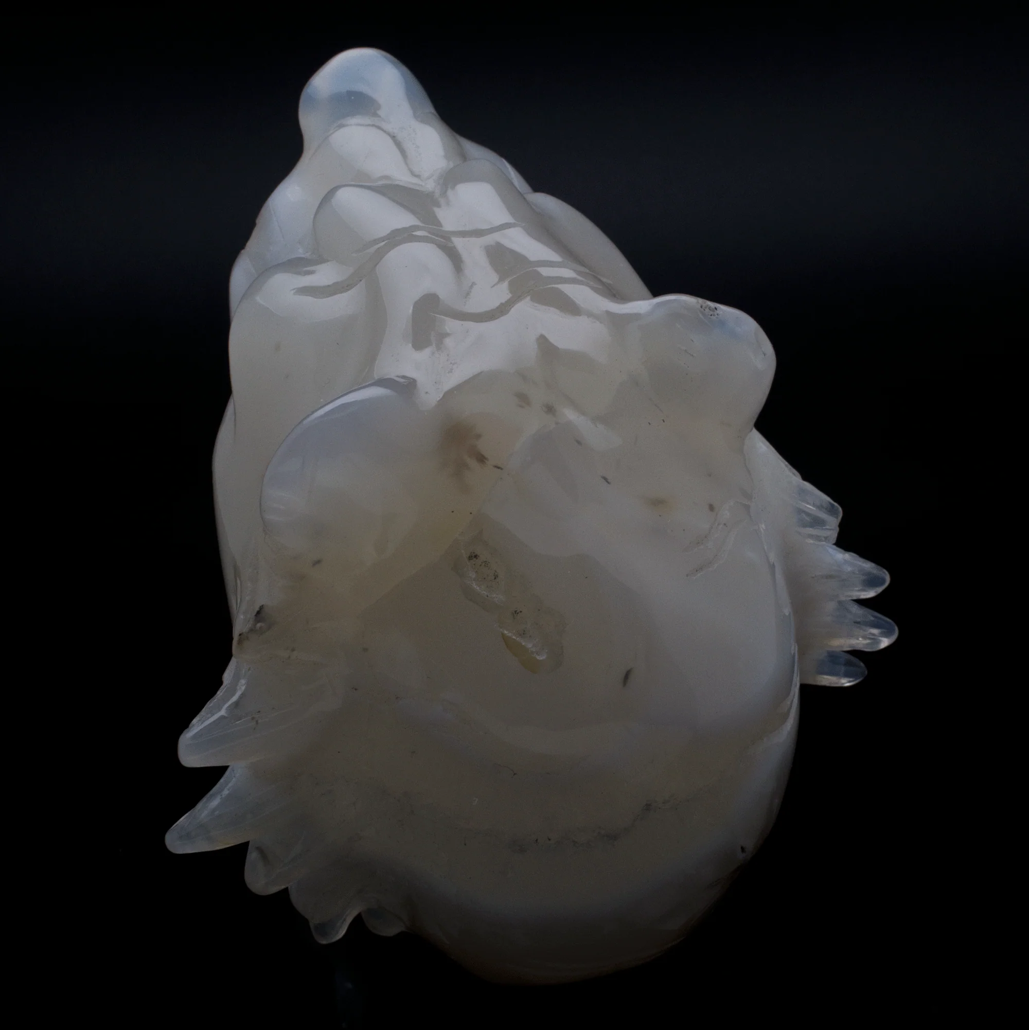 Agate and Quartz Carved Tiger - Image 5
