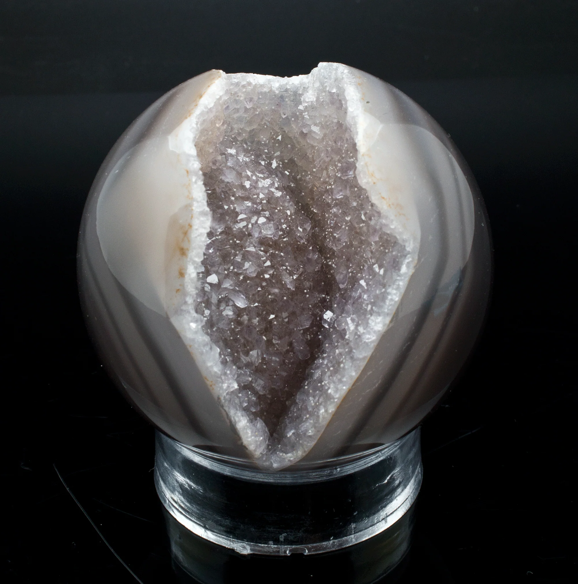 Agate Geode Sphere 65mm - Image 2