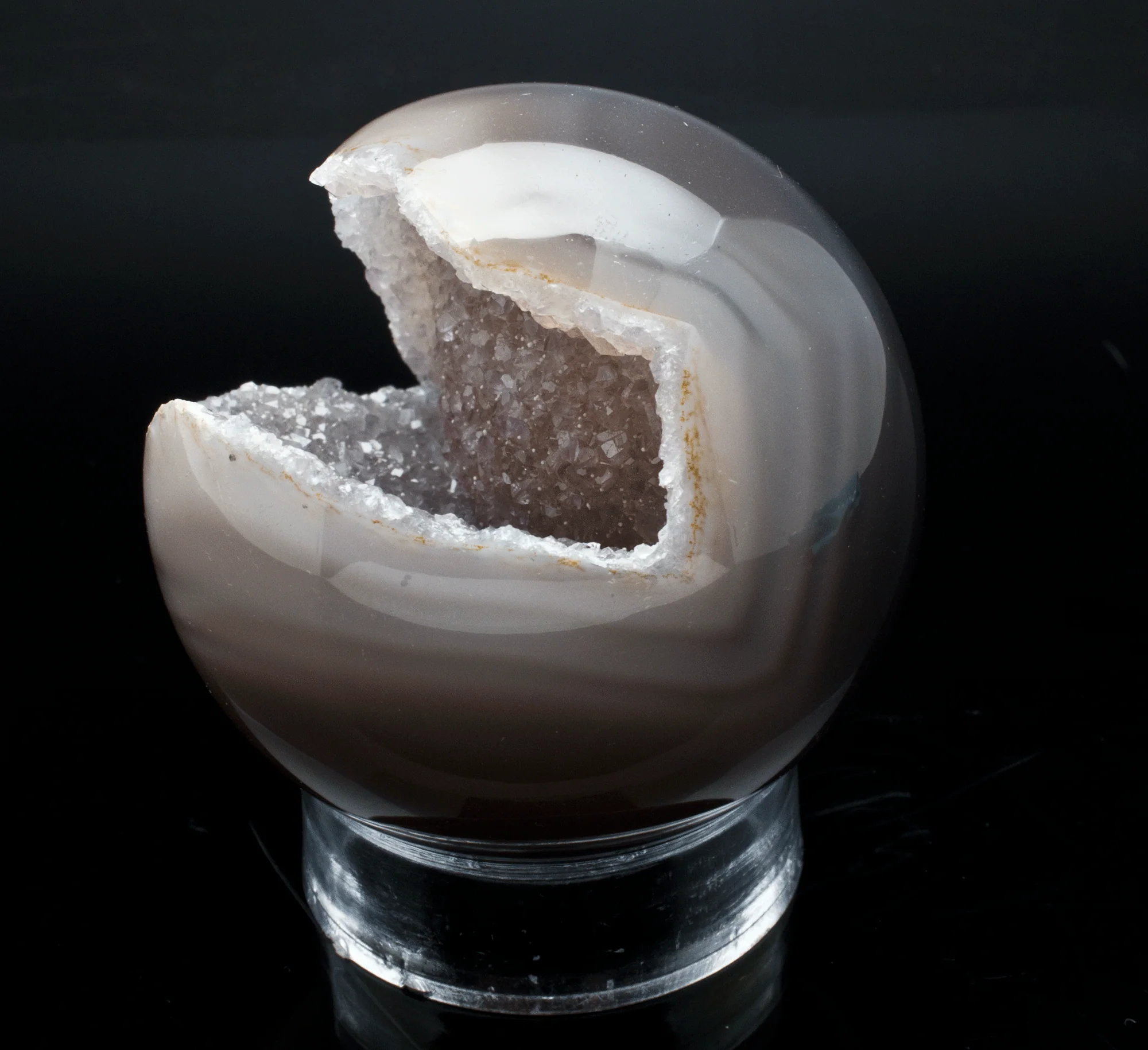Agate Geode Sphere 65mm - Image 3