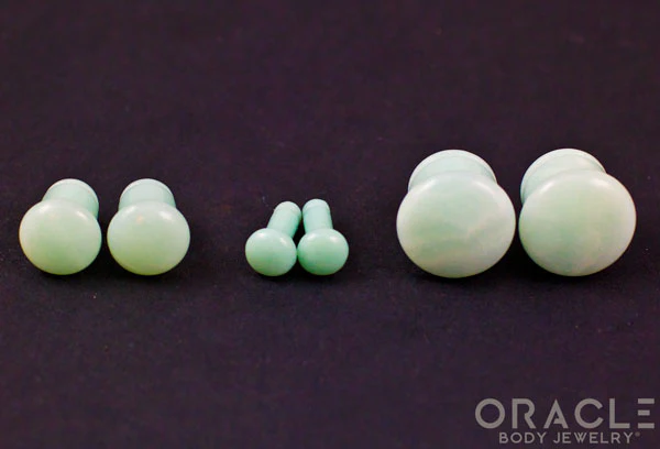 Amazonite Single Flare Plugs - Image 2