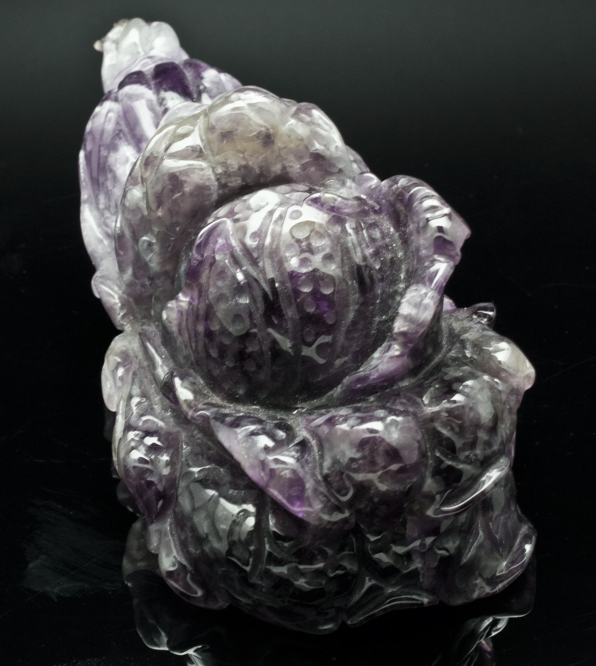 Amethyst Carved Flower - Image 2