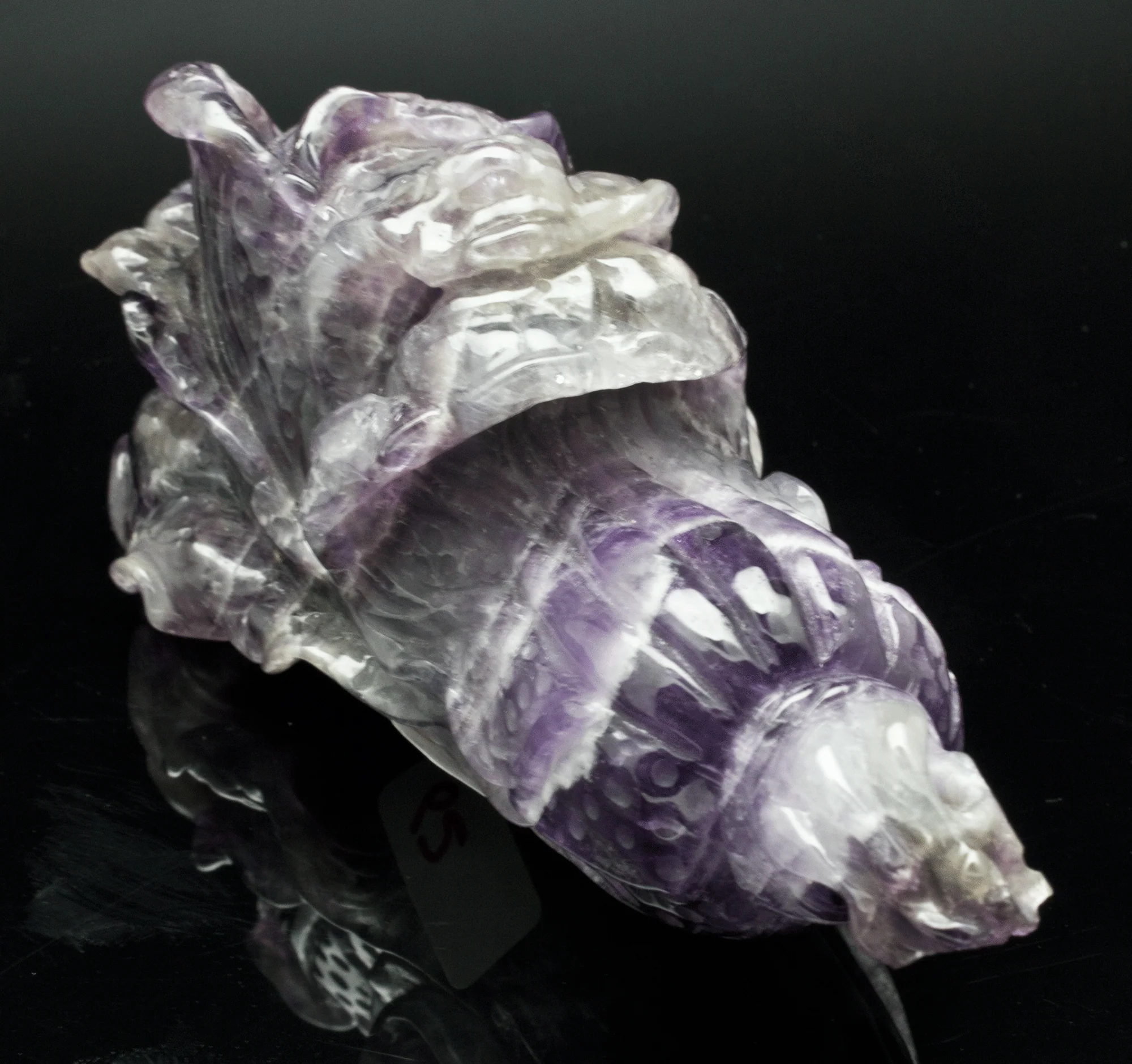 Amethyst Carved Flower - Image 4