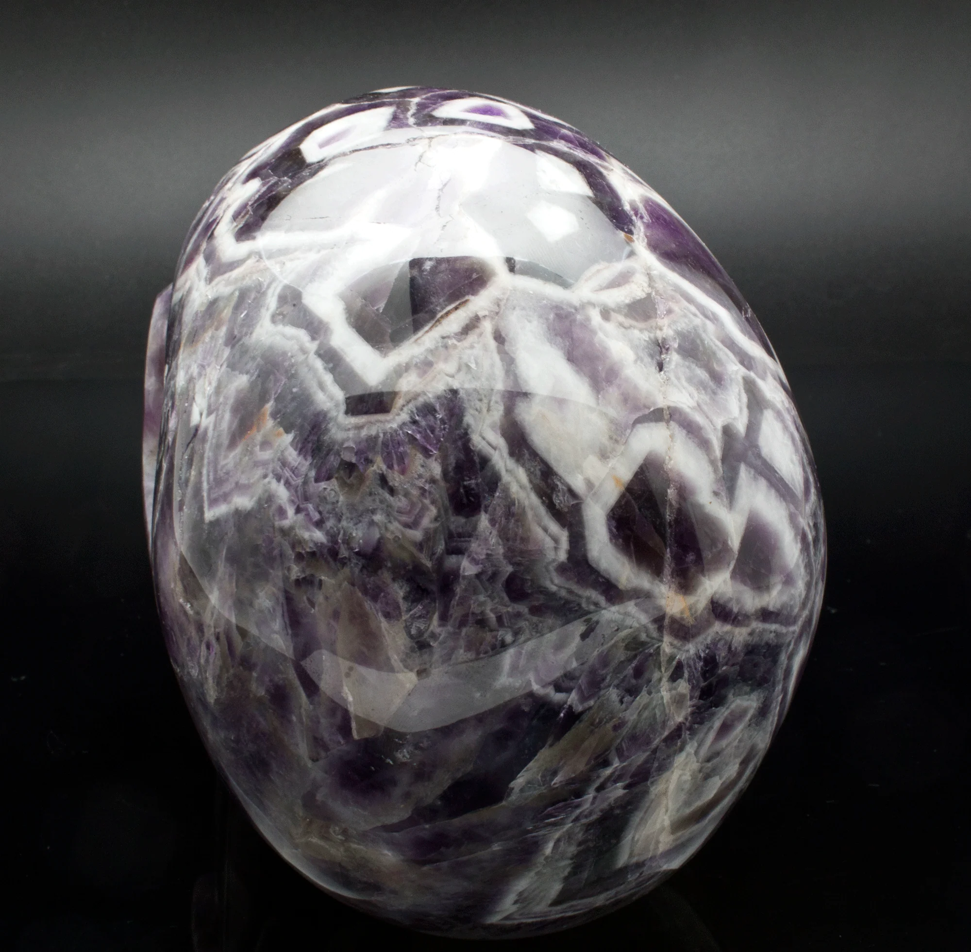 Large Amethyst Carved Large Skull - Image 4