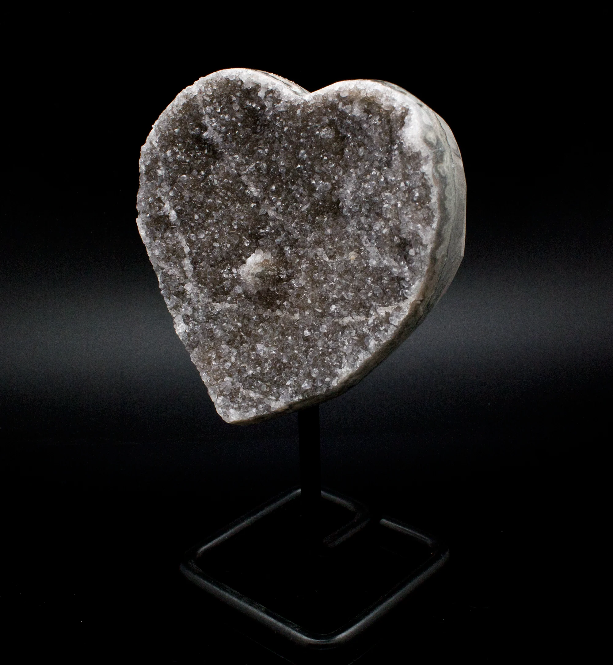 Amethyst Heart on Stand - Image 4