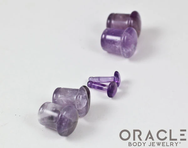 Amethyst Single Flare Plugs - Image 2