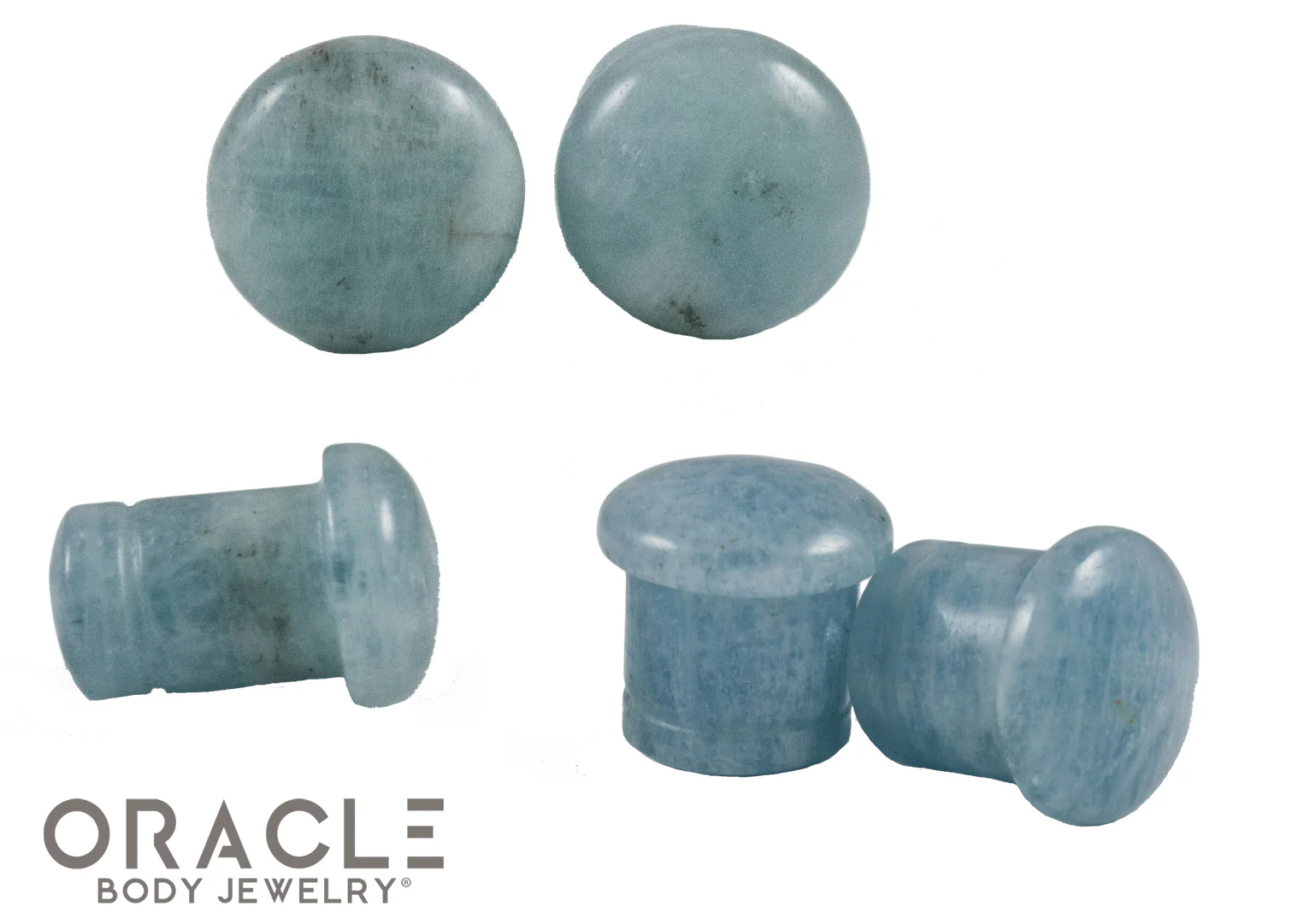 Aquamarine Single Flare Plugs - Image 2