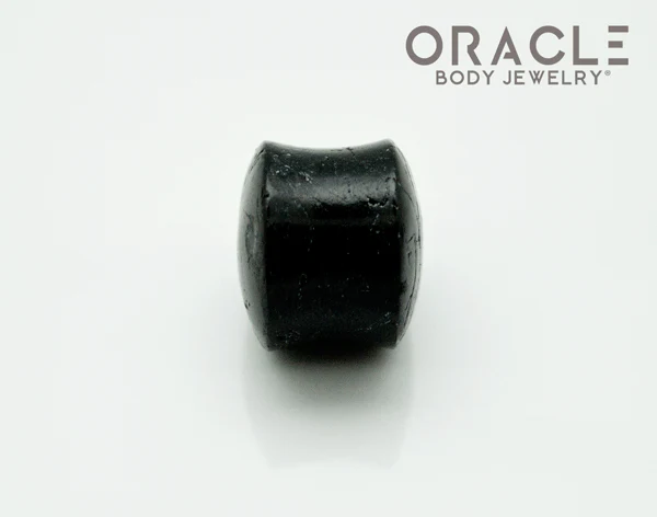 Black Tourmaline Double Flare Plugs - Image 3