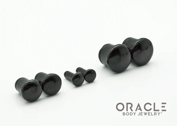 Black Tourmaline Single Flare Plugs - Image 2