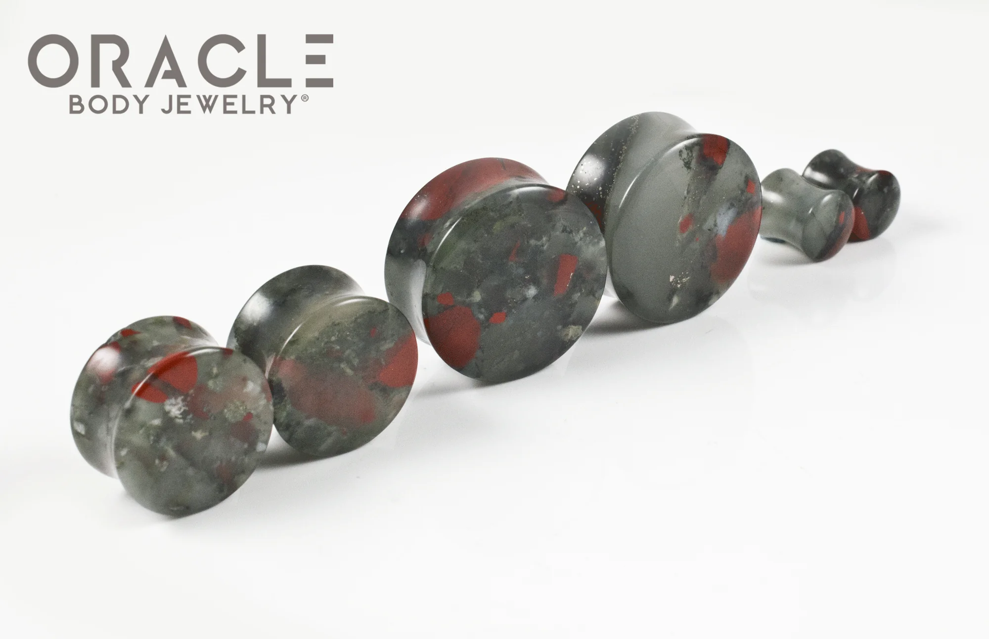 Bloodstone Double Flare Plugs - Image 2