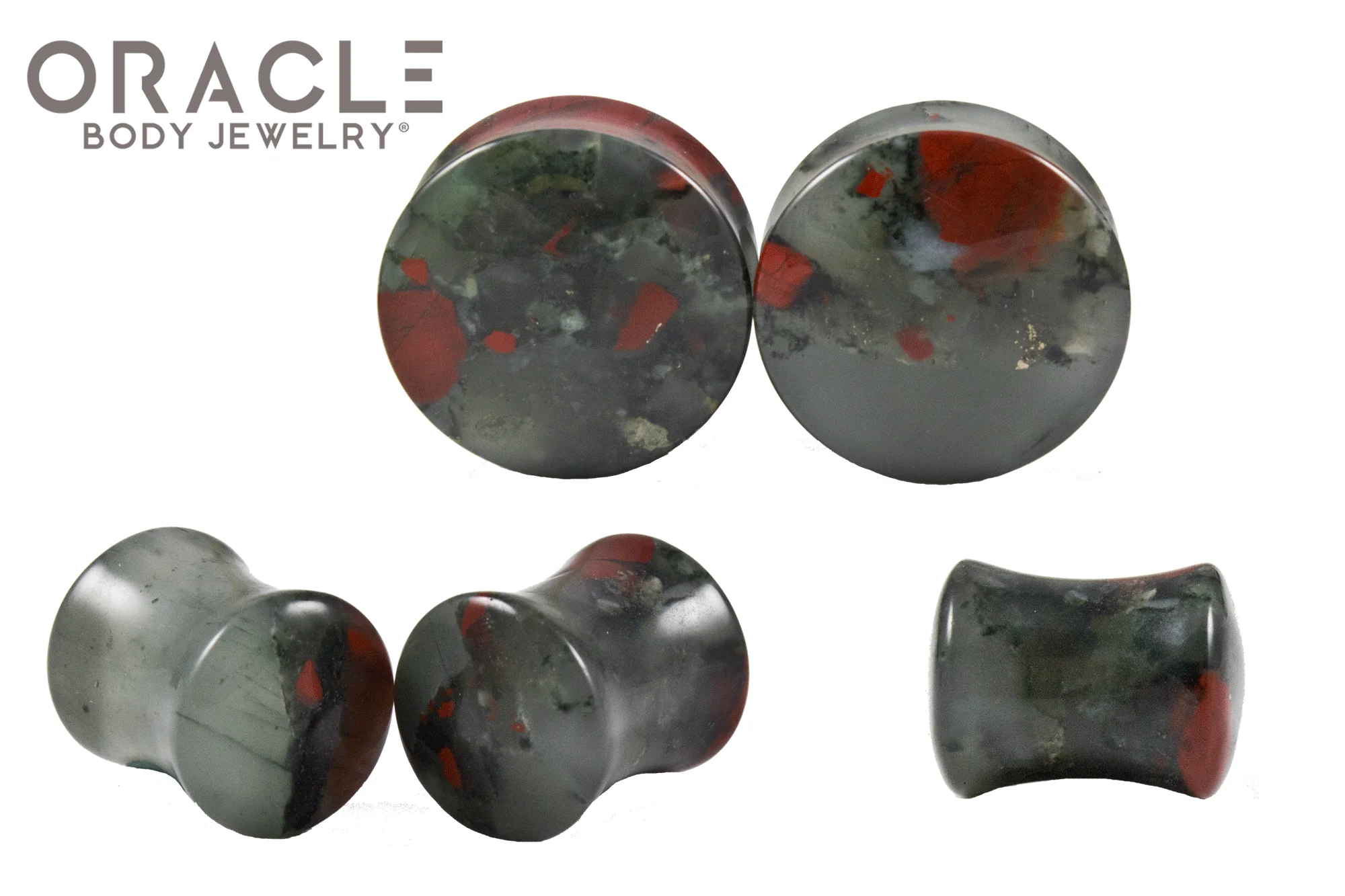 Bloodstone Double Flare Plugs - Image 3