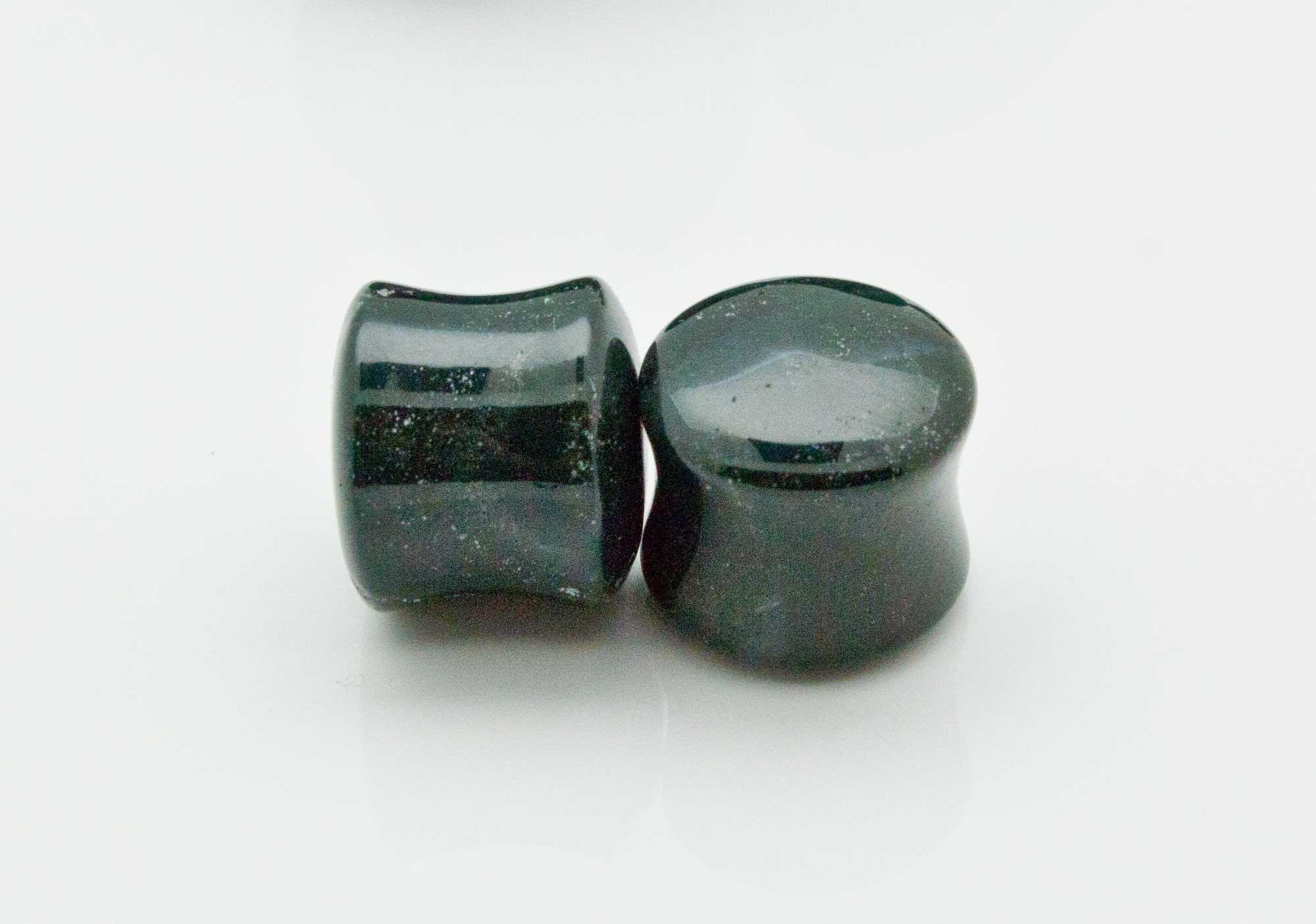 African Bloodstone Double Flare Plugs - Image 3