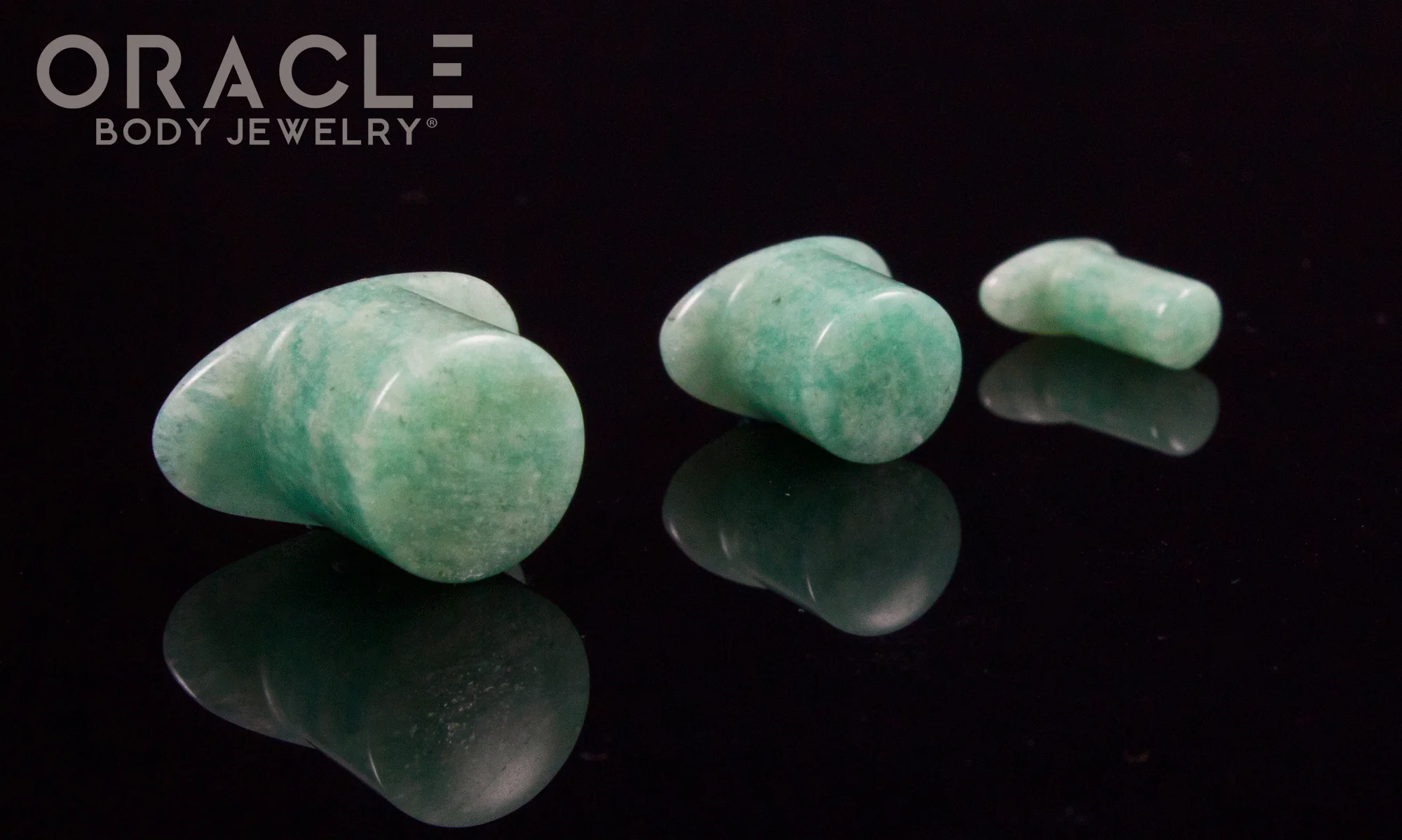 Amazonite Labrets 8g Through 1/2" - Image 2