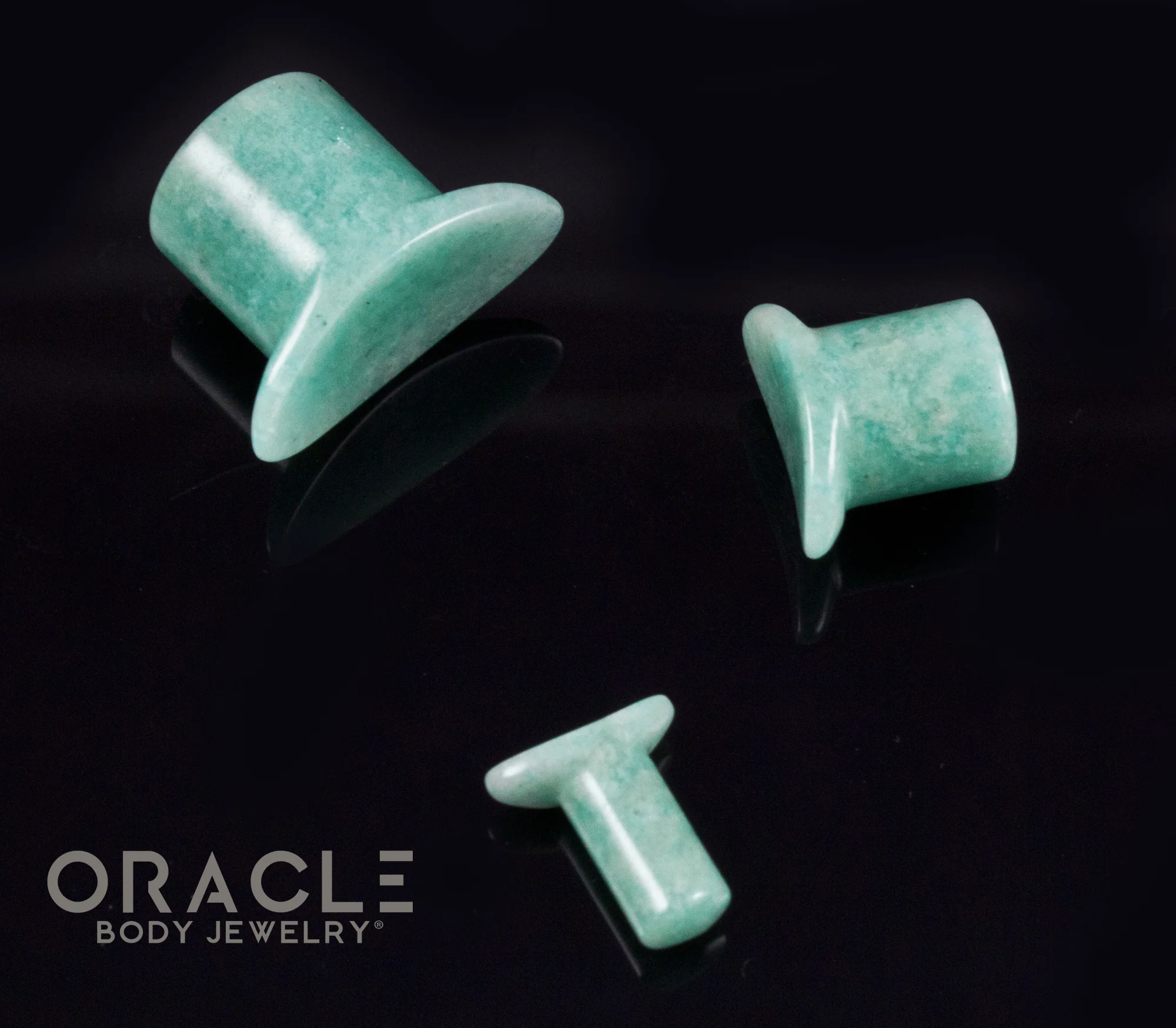 Amazonite Labrets 8g Through 1/2" - Image 3