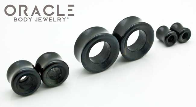 Blue Tiger Eye Eyelets / Tunnels - Image 2