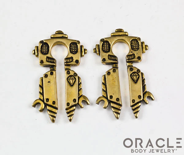 Boy Lobe-Bot Brass Weights - Image 2