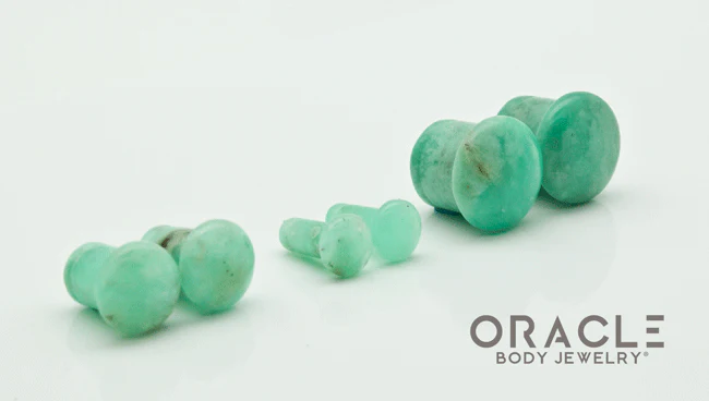 Chrysoprase Single Flare Plugs - Image 2
