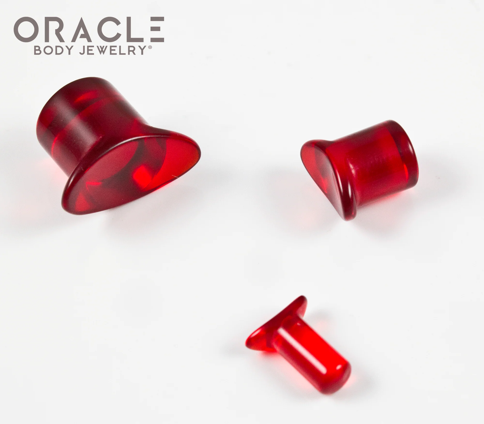 Red Quartz Labrets 8g Through 1/2" - Image 3