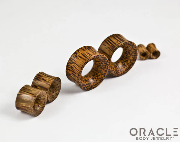 Coconut Wood Eyelets / Tunnels - Image 2