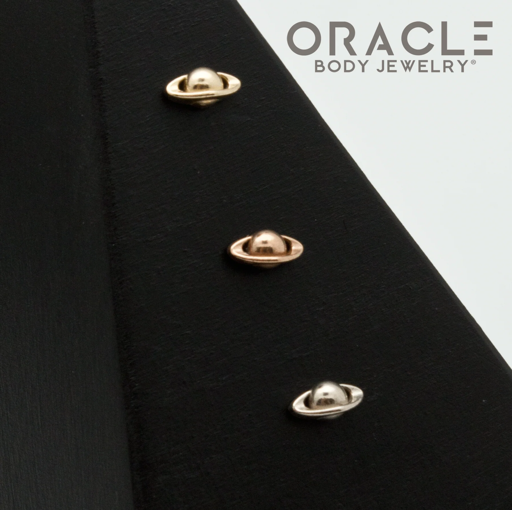 14k Gold Halo Threadless End - Image 2
