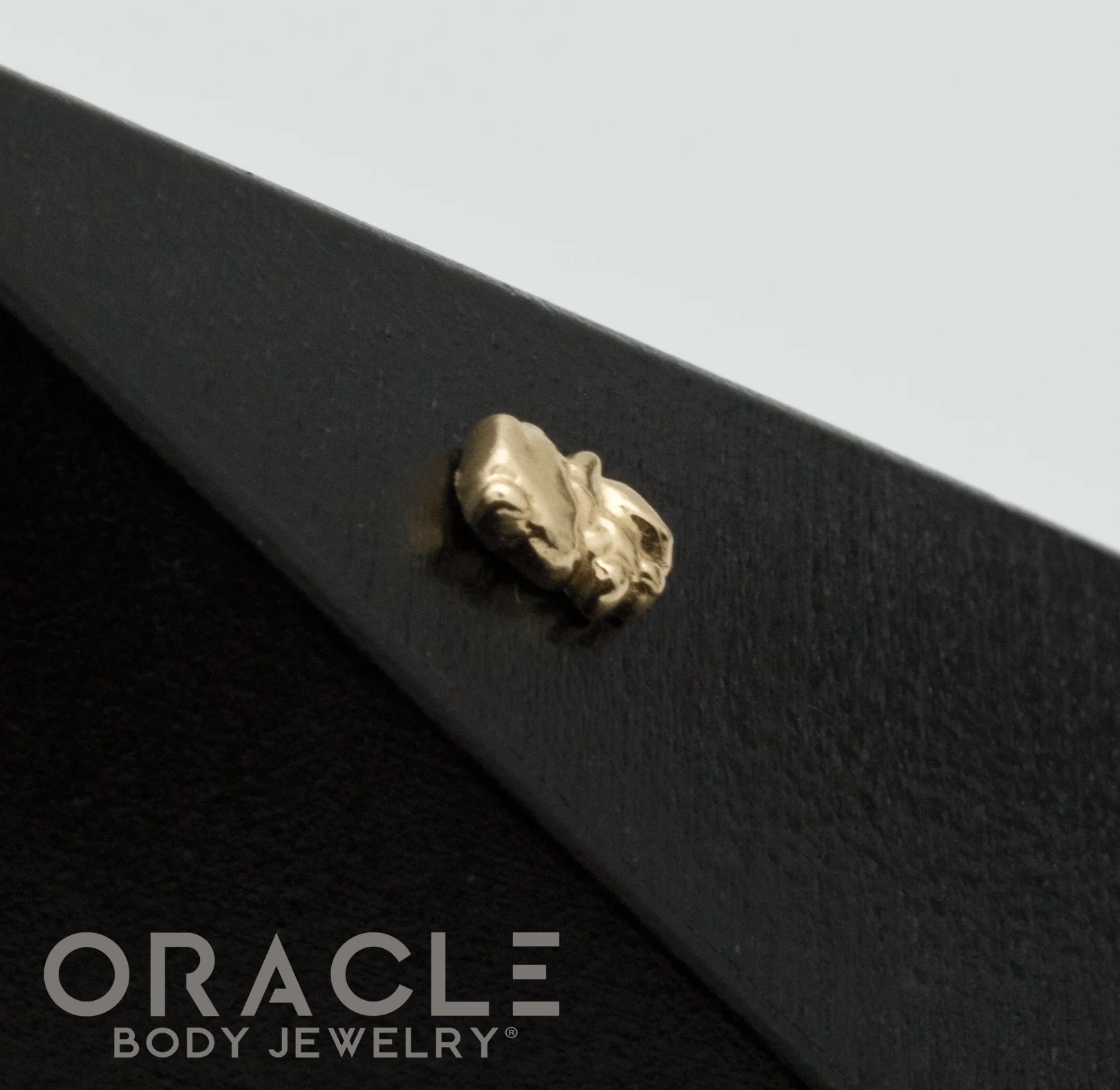 14k Gold Nugget Threadless End - Image 3