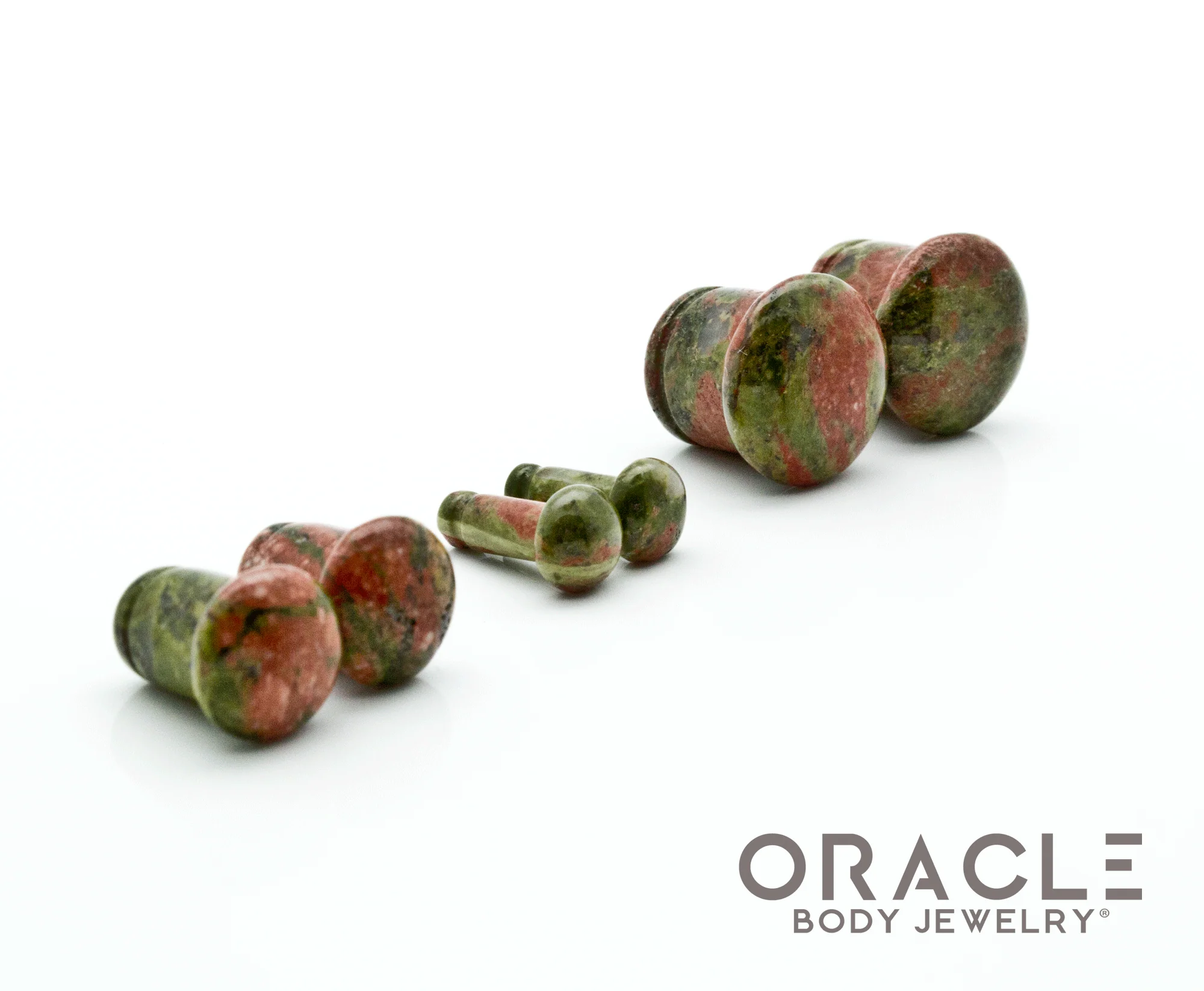 Unakite Single Flare Plugs - Image 2
