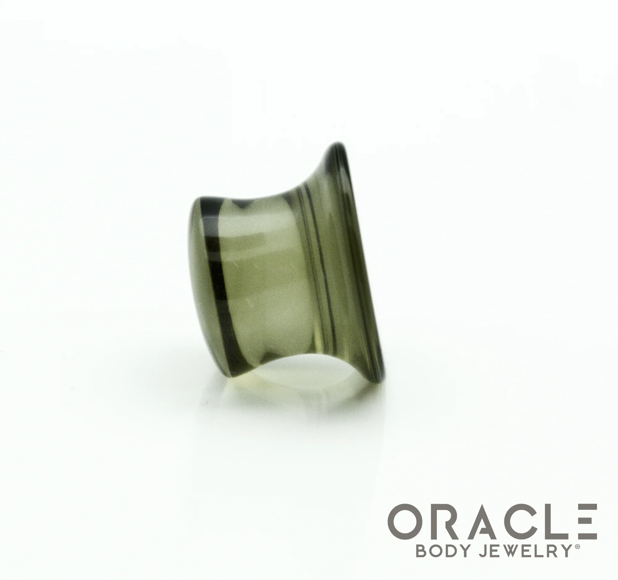Grey Quartz Mayan Style Flare Plugs - Image 3