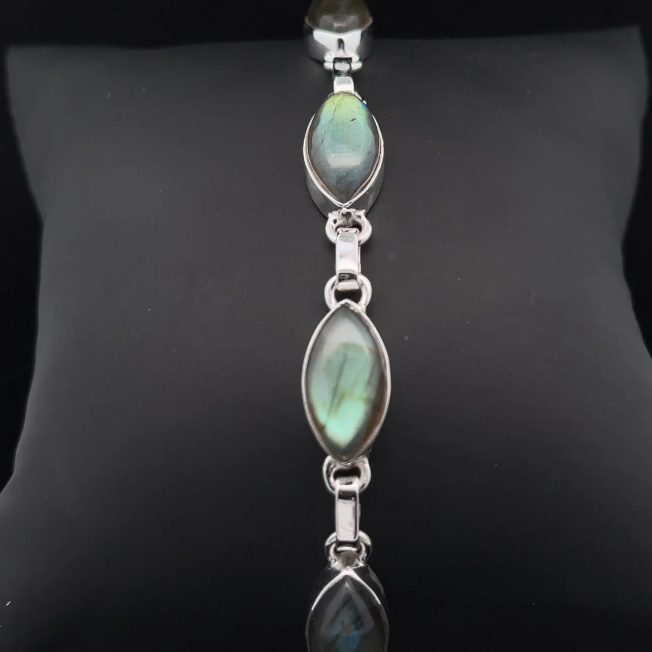 Sterling Silver Labradorite Bracelet - Image 2