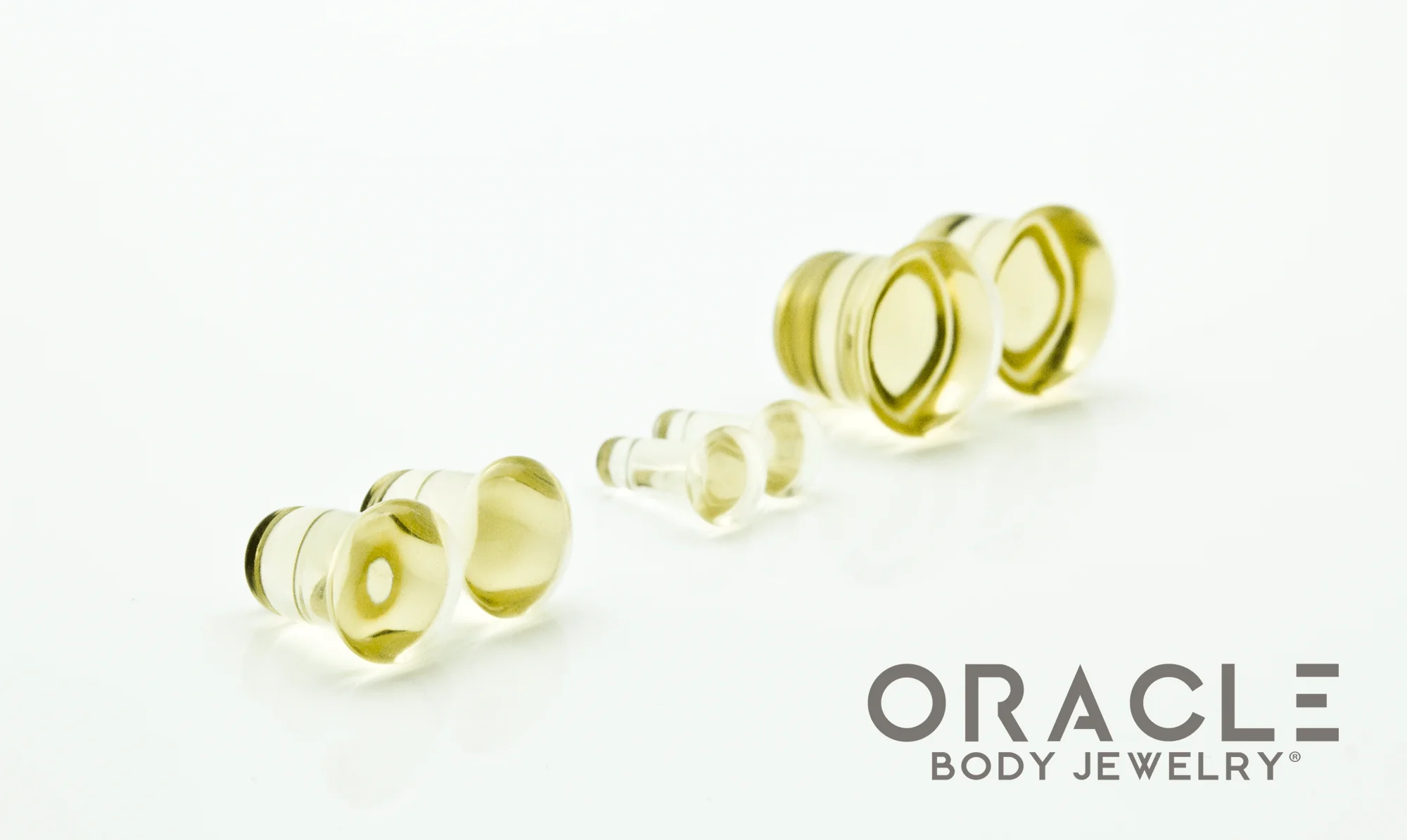 Lemon Quartz Single Flare Plugs - Image 2