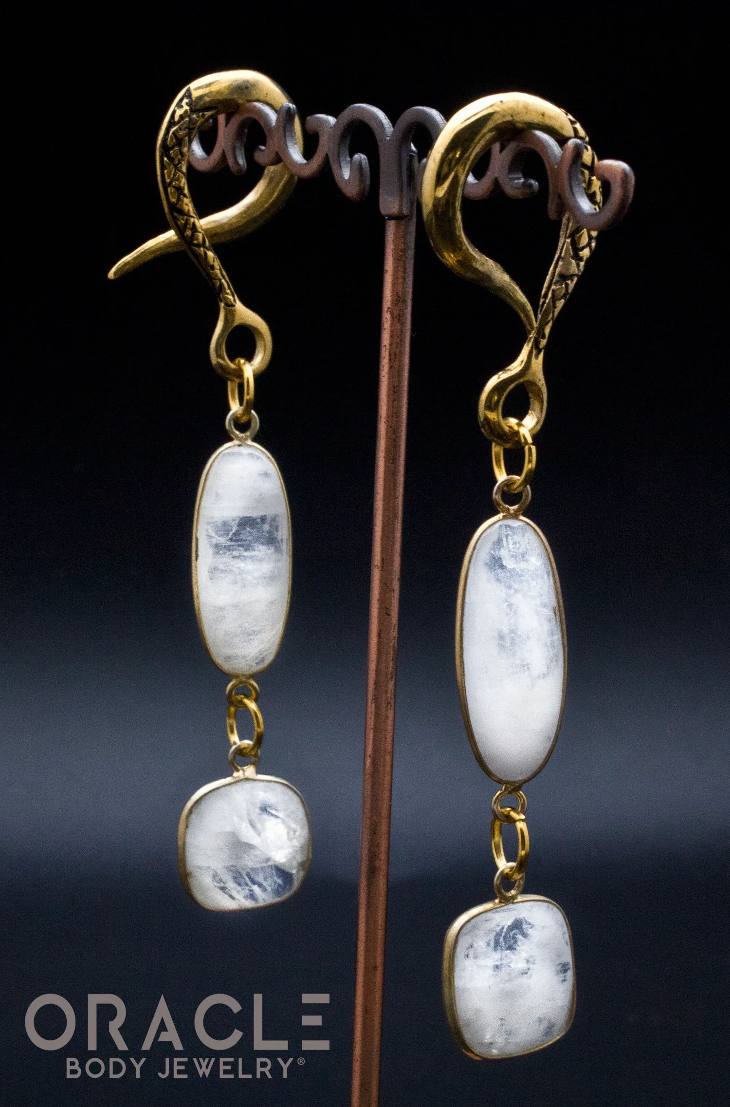 Crossover With Gold Plated Faceted Moonstone - Image 2