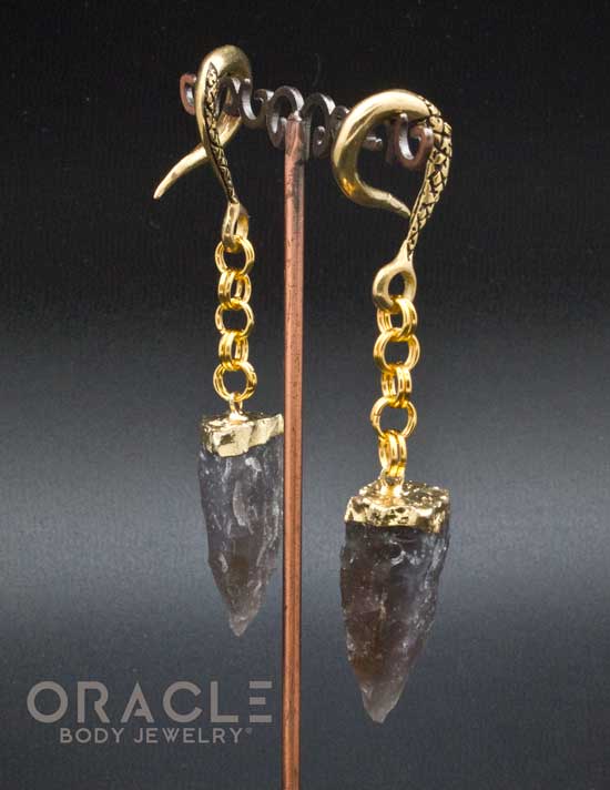 Crossover With Gold Plated Rough Smoky Quartz - Image 2