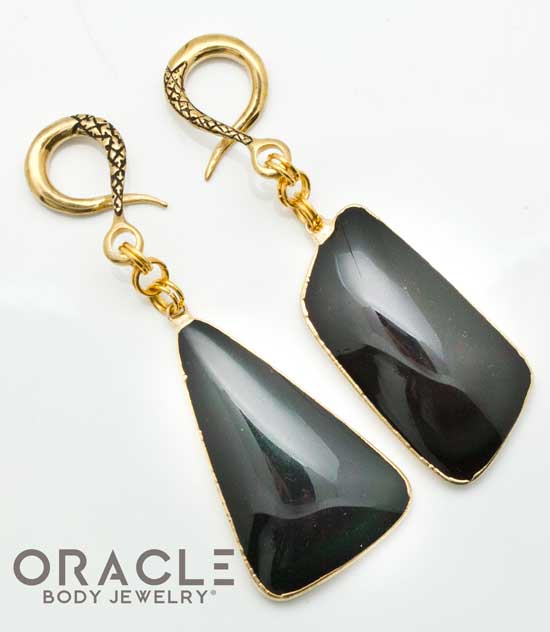 Crossover With Gold Plated Rainbow Obsidian - Image 2