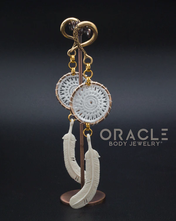 Crossover With Woven Rings and Bone Feathers - Image 2