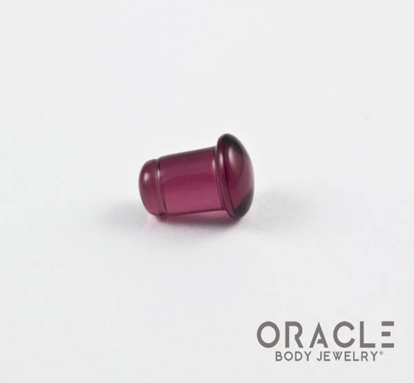 Dark Purple Quartz Single Flare Plugs - Image 3
